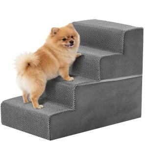 3-5 Step Right Angled Foam Dog Stairs Ramp