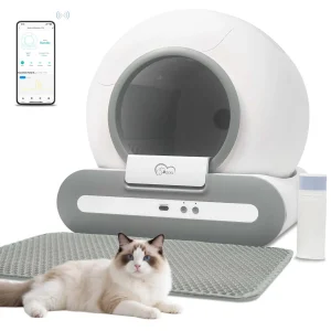 65L Self-Cleaning Cat Litter Box App Control